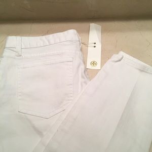 Tory Burch cropped skinny jeans NWT